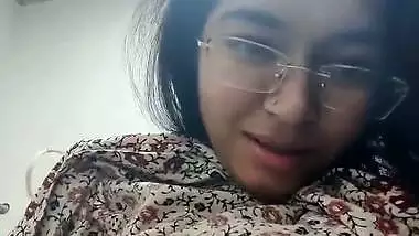 Tattooed wife milking boobs show selfie viral clip