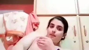 Young Desi XXX girl dildoing her bushy pussy on camera