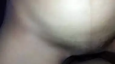 Nude Desi girl with round XXX tits has chudai with BF in cowgirl pose