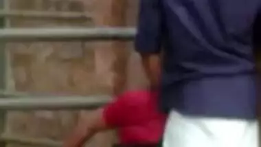 Dehati sex video of south Indian lovers captured outdoor by a peeping on mms xxx