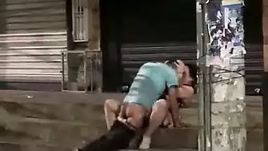 Desi Lovers fucking on street