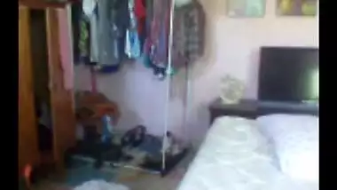 Teen college girl exposed her naked figure