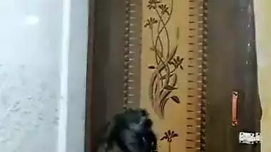18 yr old Indian nude teen enjoys her naked body in shower