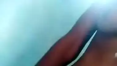 Boyfriend is away and Desi girl films XXX video to send him