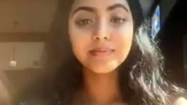 Indian girl talking on livestream