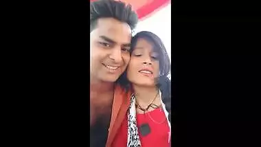 Couple kissing in outdoor and press boobs full hindi audio